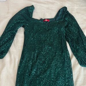 Green Guess cocktail dress